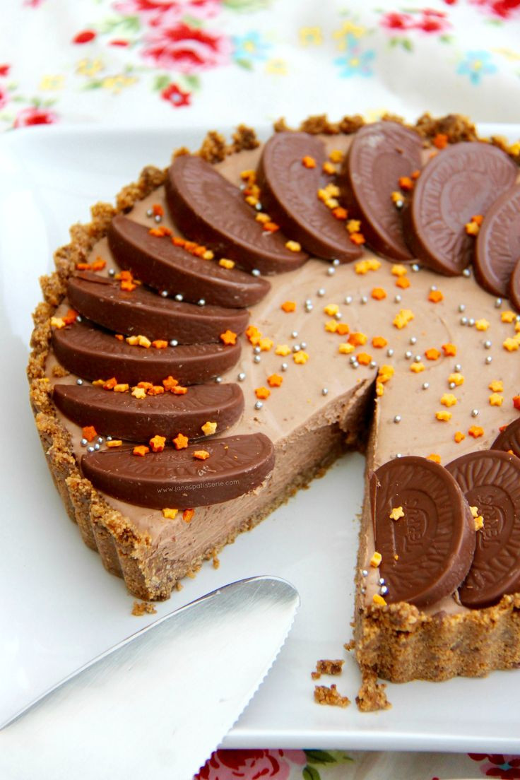 Puff Pastry Desserts Chocolate
 A DELICIOUS No Bake Terry’s Chocolate Orange Tart – a No