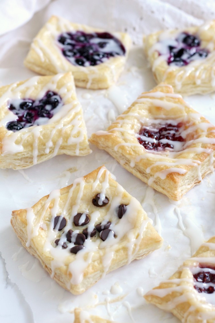 Puff Pastry Desserts Chocolate
 Puff Pastry Cream Cheese Danishes Chocolate With Grace