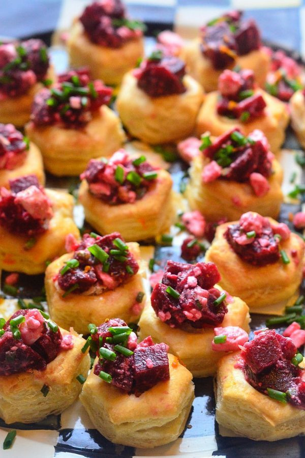 Puff Pastry Ideas Appetizers
 Puff Pastry Beet and Feta Cups Recipe