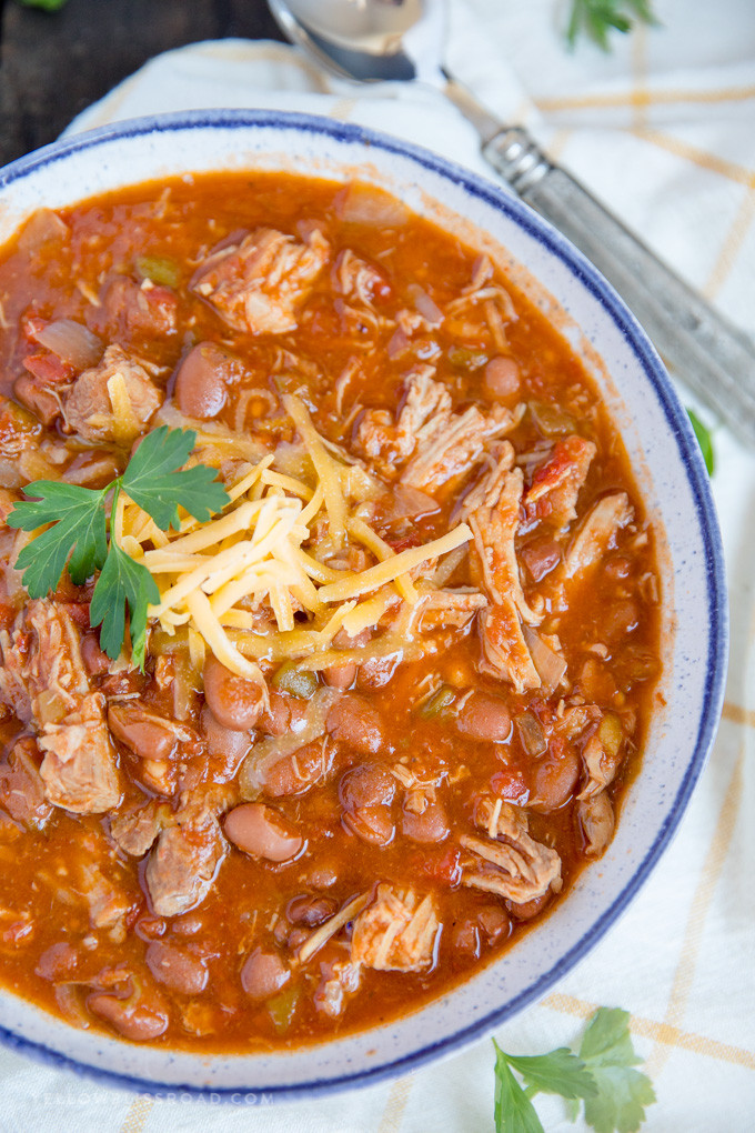 Pulled Pork Chili
 Slow Cooker Pulled Pork Chili Recipe