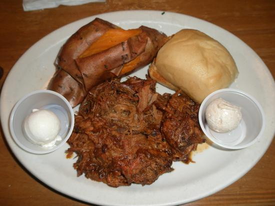 Pulled Pork Dinner
 Pulled Pork Dinner With Baked Sweet Potato Picture of