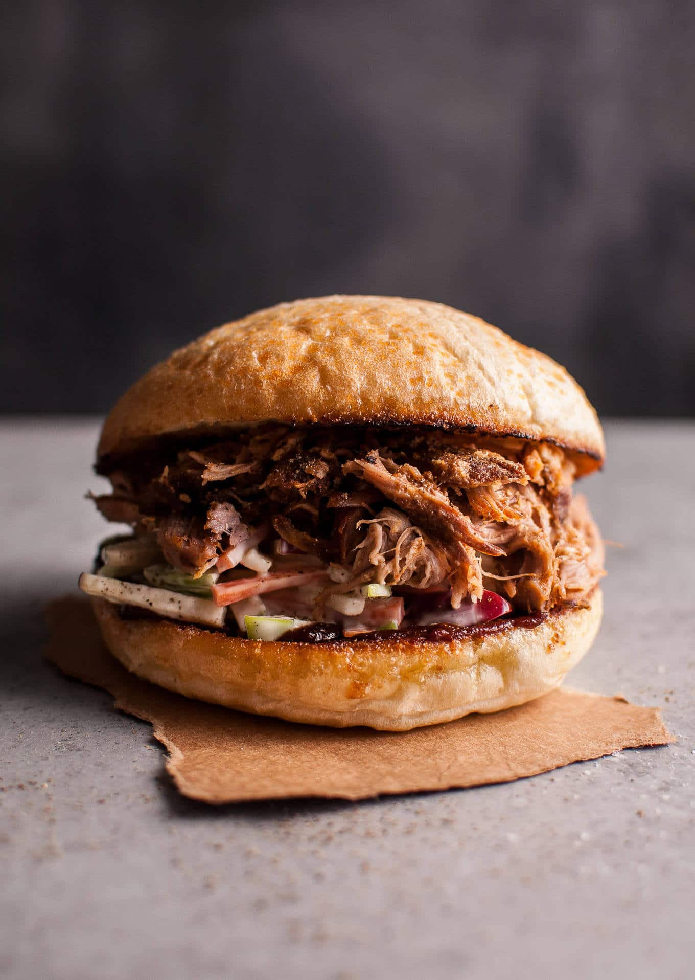 Pulled Pork Sandwiches
 Slow Cooker Pulled Pork Sandwich with Apple Slaw • Salt