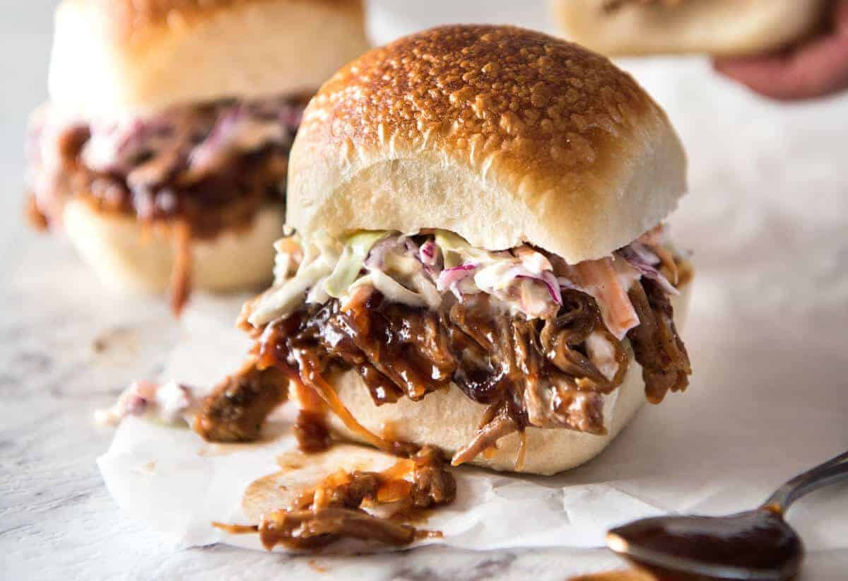 Pulled Pork Sandwiches
 Slow Cooker BBQ Pulled Pork Sandwich