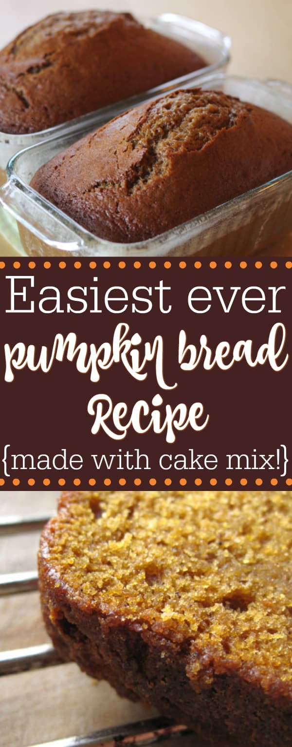 Pumpkin Bread Mix
 Easy Pumpkin Bread Recipe It s Made with Cake Mix