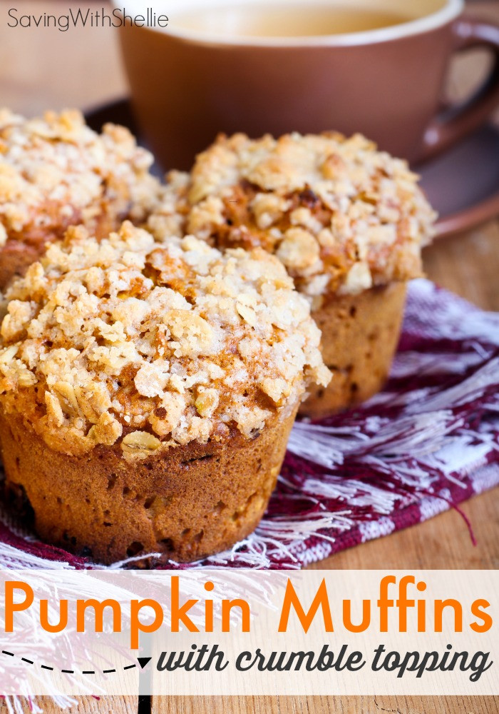 Pumpkin Bread Muffins
 Nutella Pumpkin Chocolate Chip Muffins