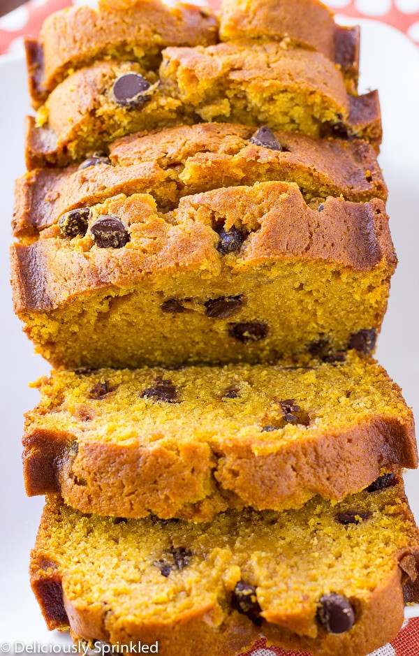 Pumpkin Bread With Chocolate Chips
 Pumpkin Chocolate Chip Bread