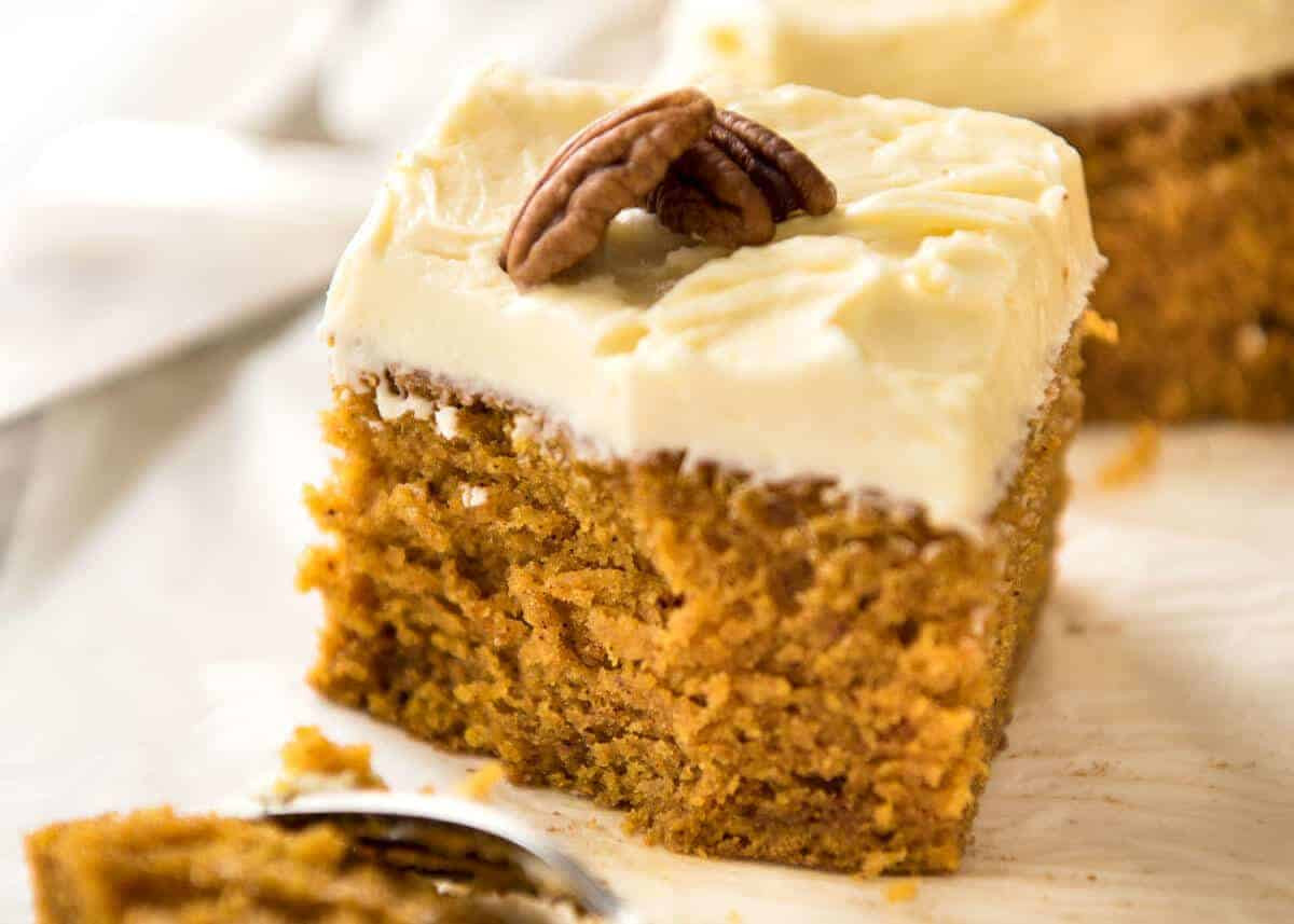 Pumpkin Cake Recipe
 Pumpkin Cake with Cream Cheese Frosting