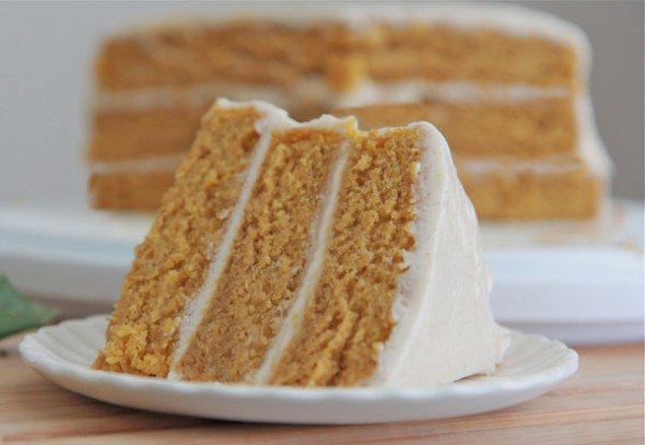 Pumpkin Cake Recipe
 Easy Pumpkin Spice Cake Recipe w Cinnamon Cream Cheese