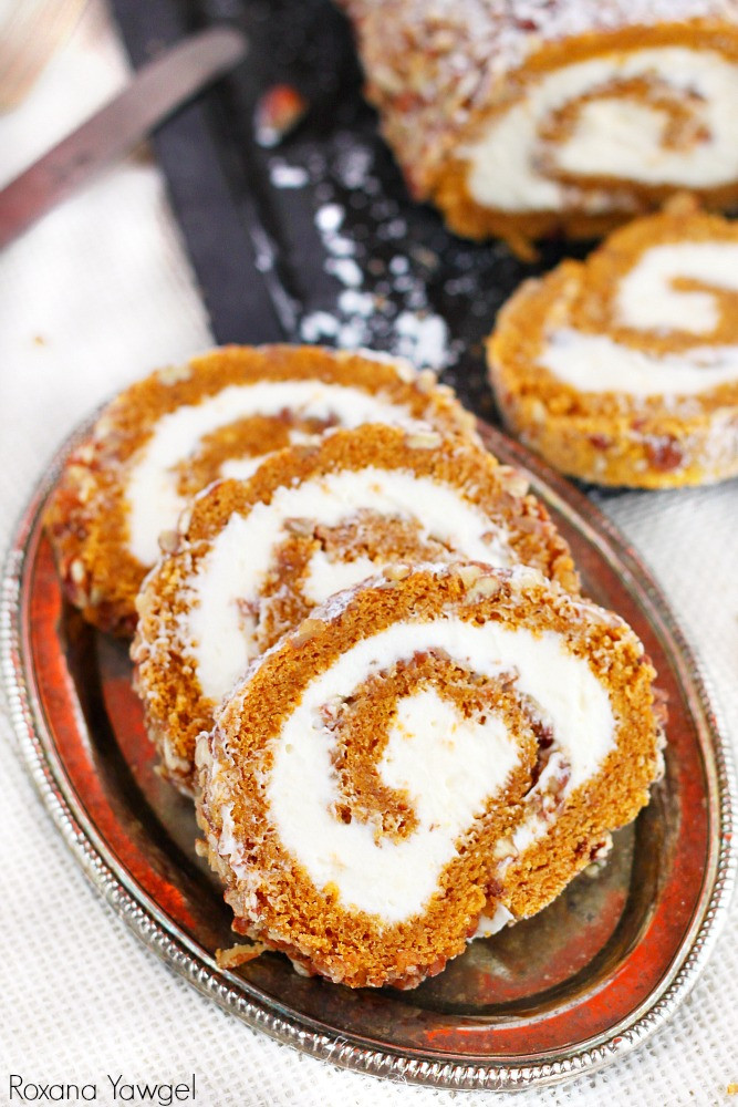 Pumpkin Cake Roll
 Pecan pumpkin roll cake recipe