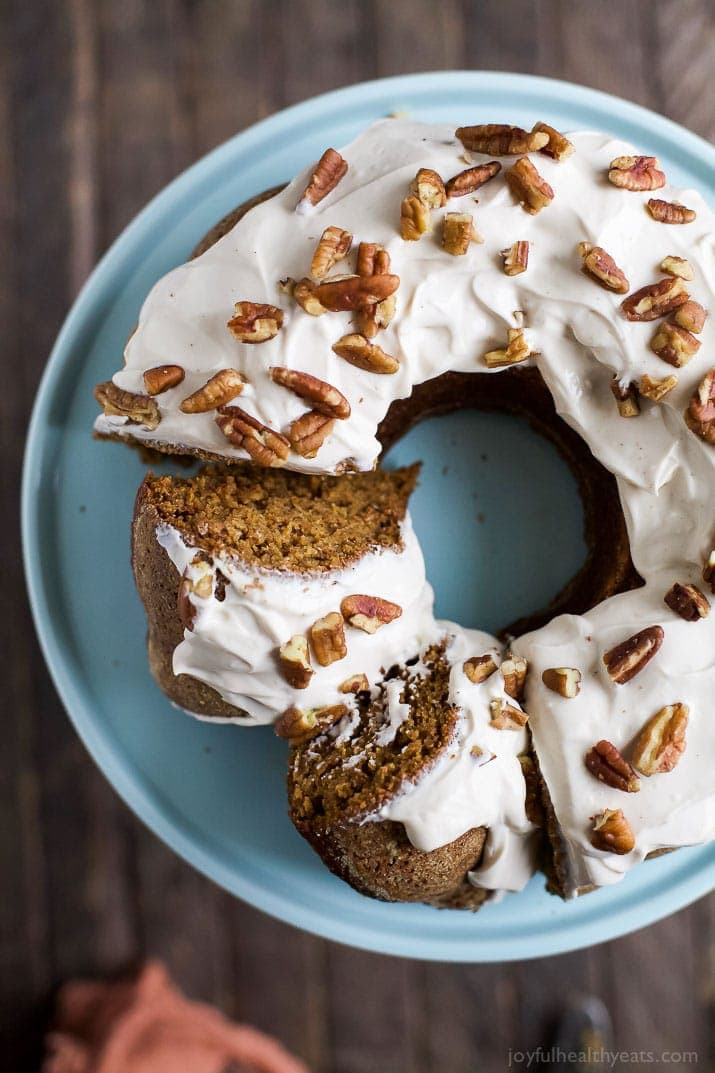 Pumpkin Cake With Cream Cheese Frosting
 Pumpkin Bundt Cake with Cream Cheese Frosting