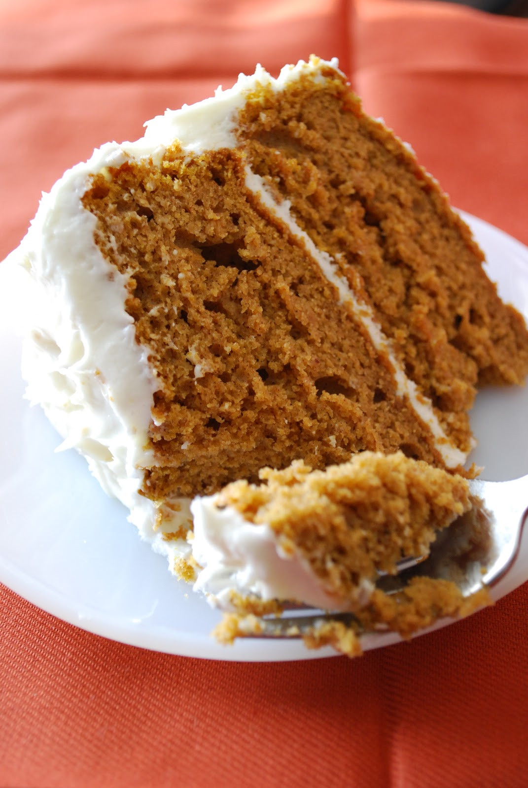 Pumpkin Cake With Cream Cheese Frosting
 Bake Frost Repeat Pumpkin Spice Cake with Cream Cheese