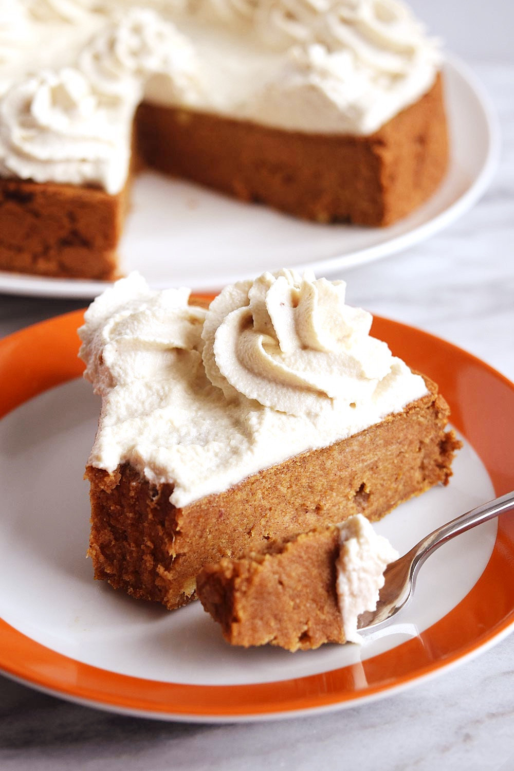 Pumpkin Cake With Cream Cheese Frosting
 Vegan Pumpkin Cake with Cream Cheese Frosting Beaming Banana