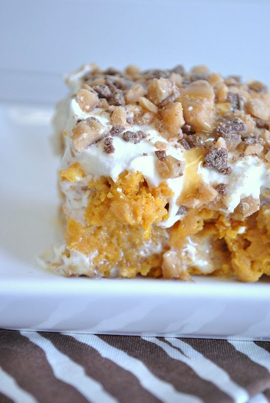 Pumpkin Cake With Yellow Cake Mix
 Gourmet Tastes Easy pumpkin cake llow cake mix