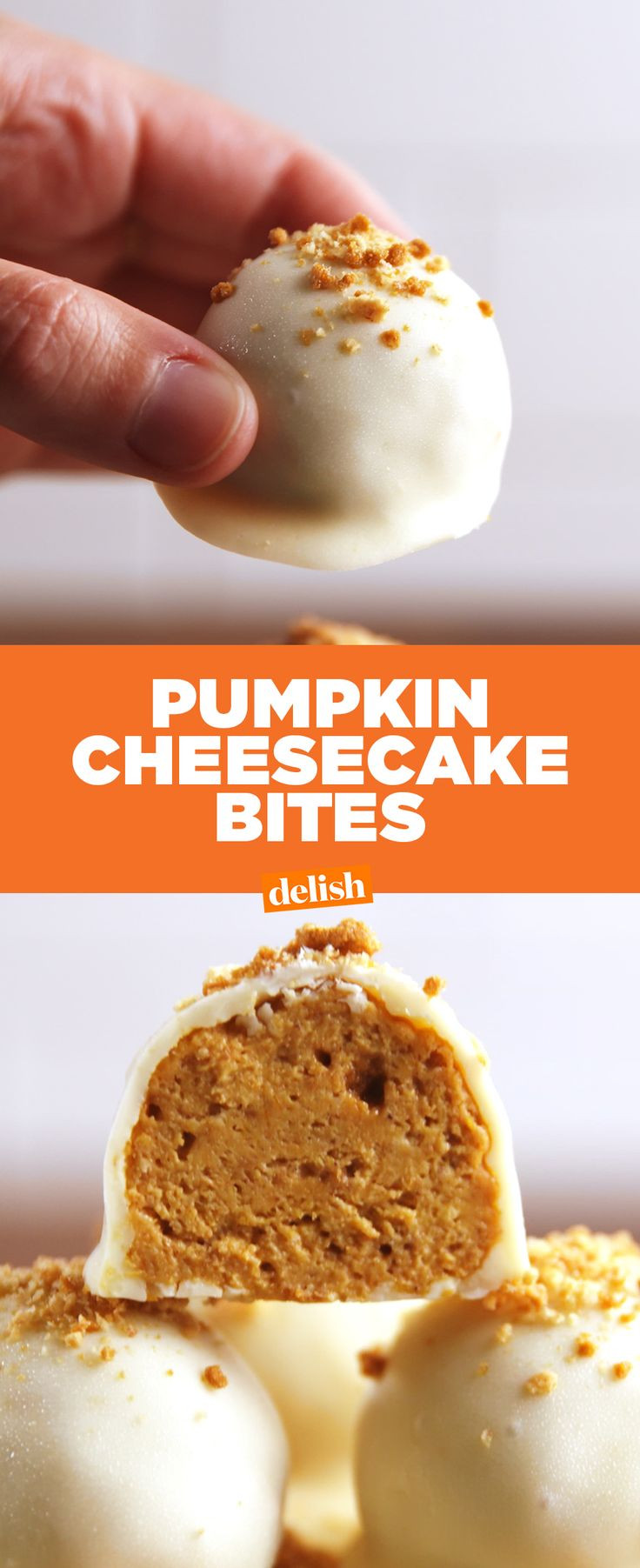 Pumpkin Cheese Cake Bites
 Best 25 Food and drink ideas on Pinterest