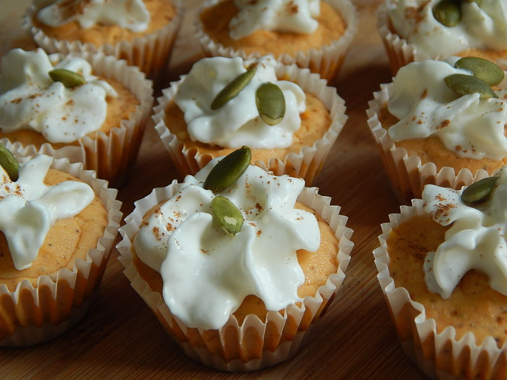 Pumpkin Cheese Cake Bites
 Mini pumpkin cheesecake bites Drizzle Me Skinny Drizzle