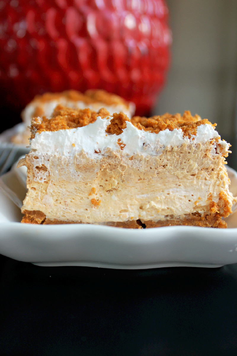 Pumpkin Cheesecake Lasagna
 No Bake Pumpkin Cheesecake Lasagna Creole Contessa