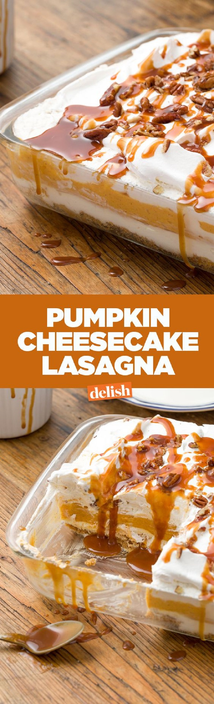 Pumpkin Cheesecake Lasagna
 18 Thanksgiving Recipes for a Neatly Made Start to Finish