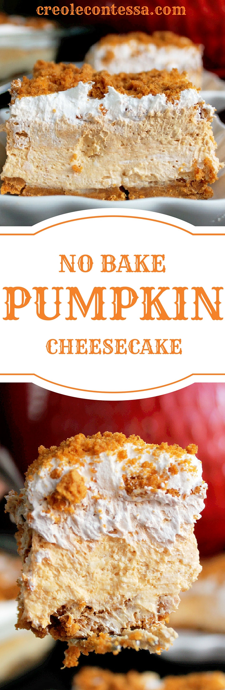 Pumpkin Cheesecake Lasagna
 No Bake Pumpkin Cheesecake Lasagna Creole Contessa