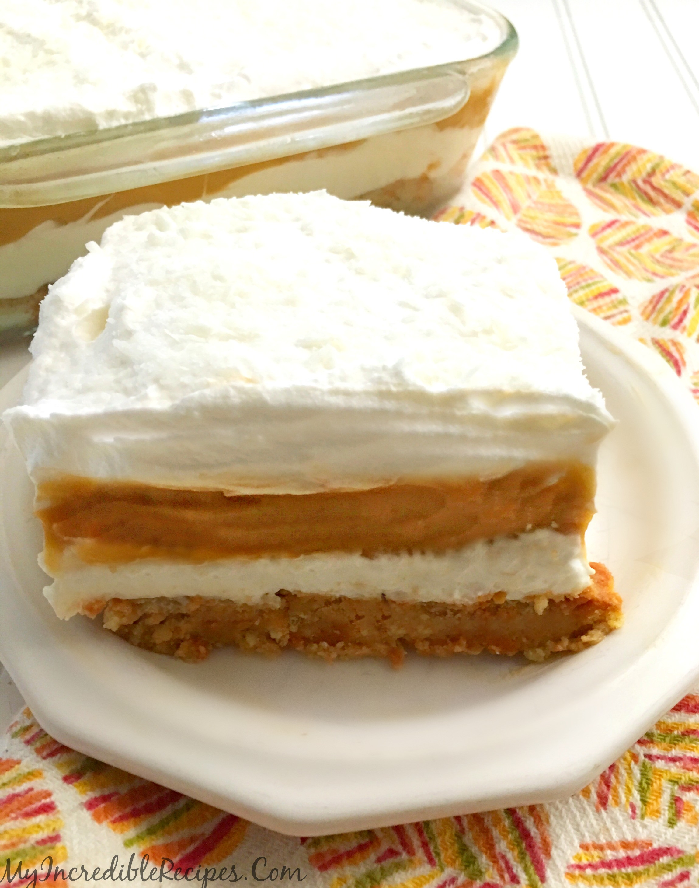 Pumpkin Cheesecake Lasagna
 Pumpkin Cheesecake Lasagna