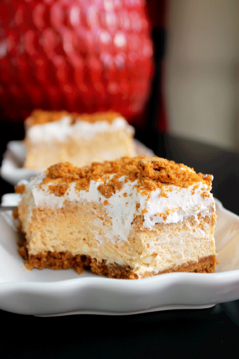 Pumpkin Cheesecake Lasagna
 No Bake Pumpkin Cheesecake Lasagna Creole Contessa