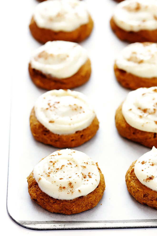 Pumpkin Cookies Recipes
 Pumpkin Cookies with Cream Cheese Frosting