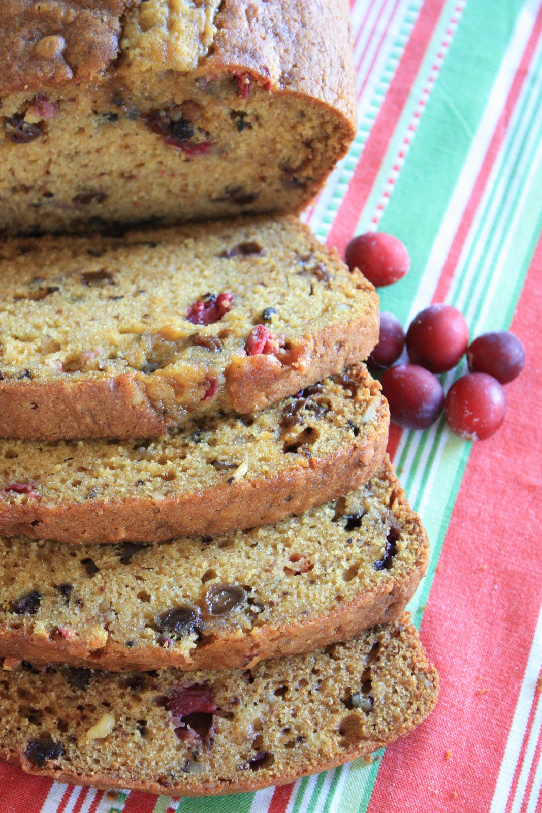 Pumpkin Cranberry Bread
 Munchkin Munchies Cranberry Pumpkin Bread