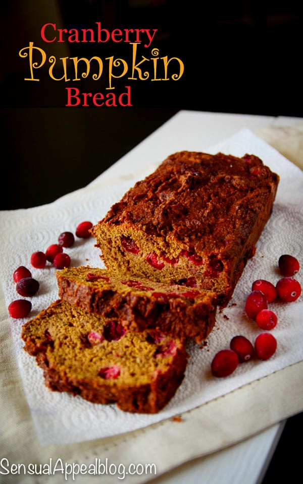 Pumpkin Cranberry Bread
 Cranberry Pumpkin Bread Halloween Recipe for Mariano s