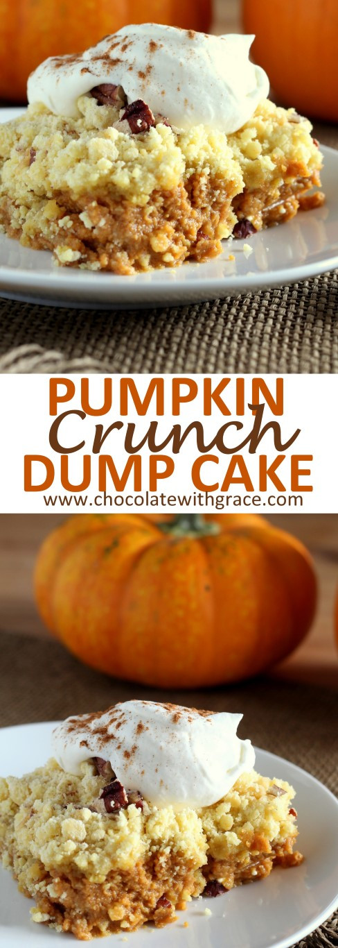 Pumpkin Crunch Cake Recipe
 Pumpkin Crunch Dump Cake Chocolate with Grace