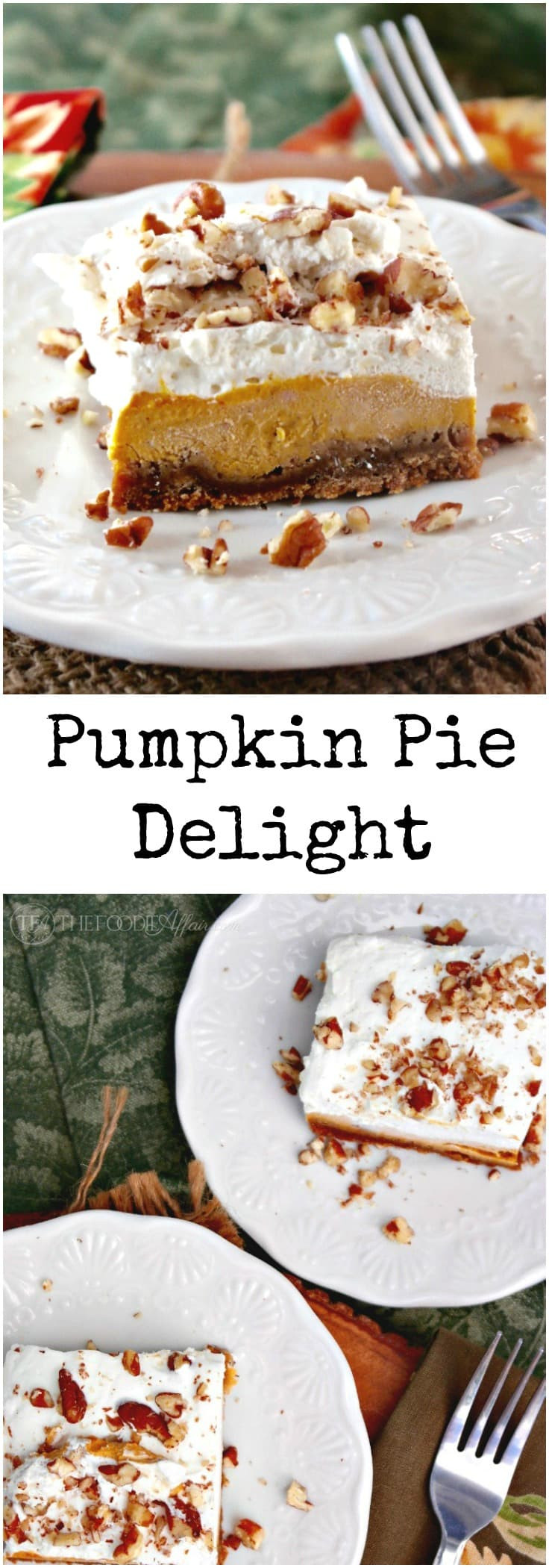 Pumpkin Dessert Pinterest
 Pumpkin Delight Dessert