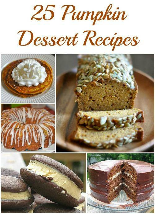 Pumpkin Dessert Recipes Easy
 PUMPKIN DESSERT IDEAS