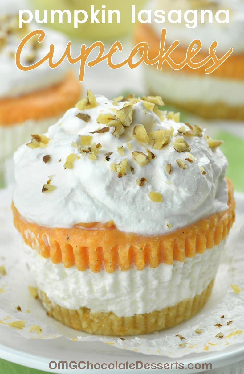 Pumpkin Lasagna Dessert
 Pumpkin Lasagna Cupcakes