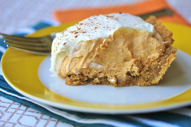 Pumpkin Mousse Pie
 Your Southern Peach Low Fat Pumpkin Mousse Pie