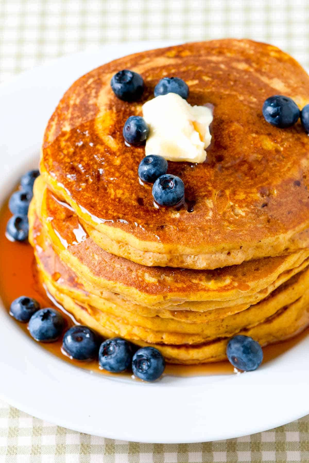 Pumpkin Pancakes Recipe
 Easy Homemade Pumpkin Pancakes Recipe