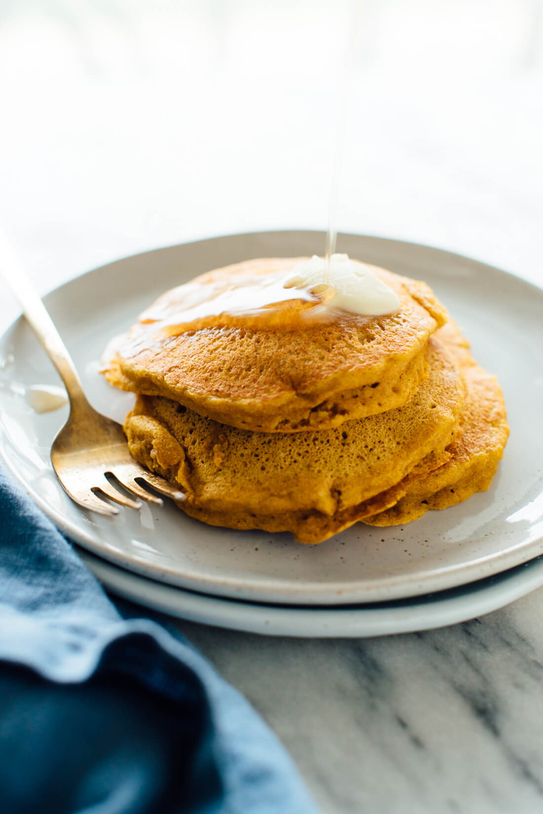 Pumpkin Pancakes Recipe
 Whole Wheat Pumpkin Pancakes Cookie and Kate