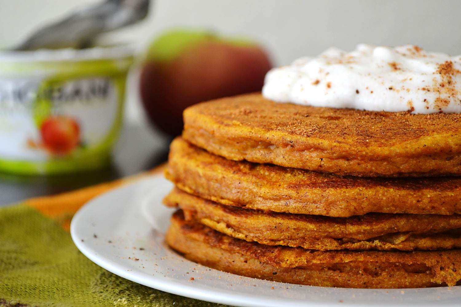 Pumpkin Pancakes Recipe
 Apple Cinnamon Pumpkin Pancakes