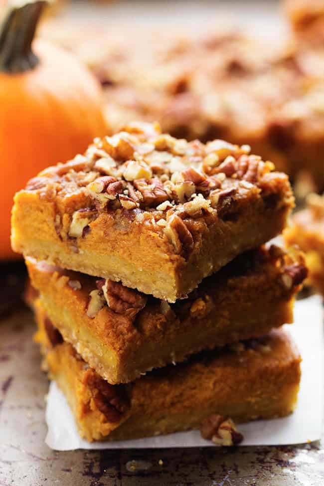 Pumpkin Pie Bars
 pumpkin pie bars