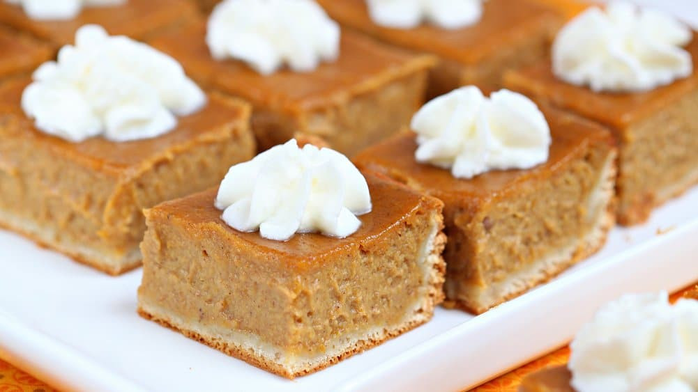 Pumpkin Pie Bars
 Pumpkin Pie Bars How To from Pillsbury