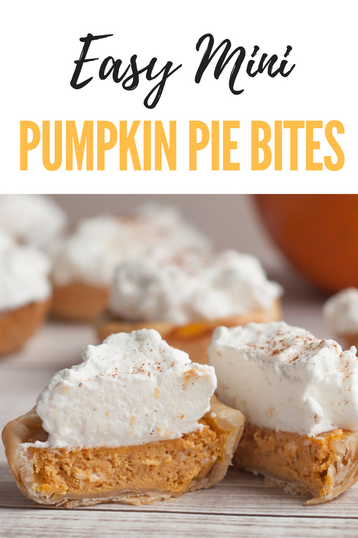 Pumpkin Pie Bite
 1StopMom Easy Mini Pumpkin Pie Bites