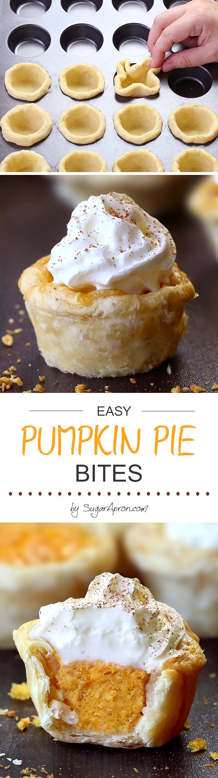 Pumpkin Pie Bite
 Easy Pumpkin Pie Bites Sugar Apron