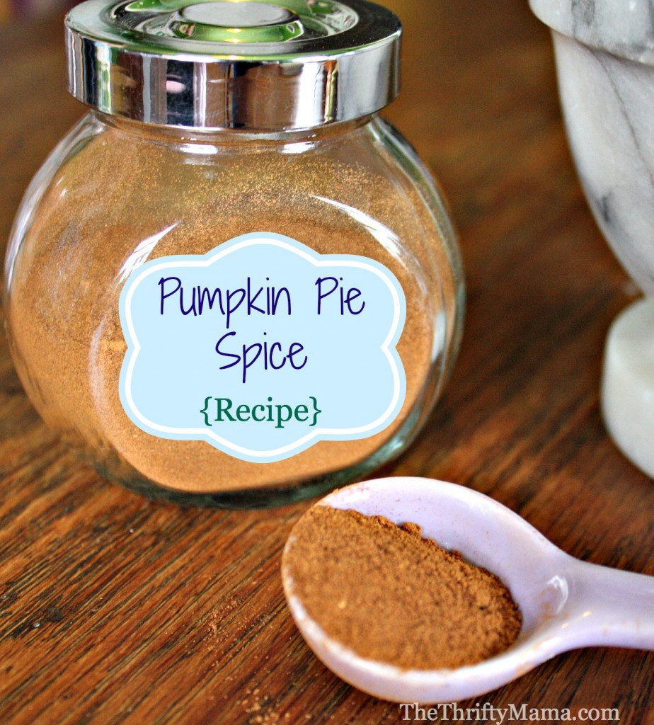 Pumpkin Pie Ingredients
 Pumpkin Pie Spice Recipe Natural Thrifty