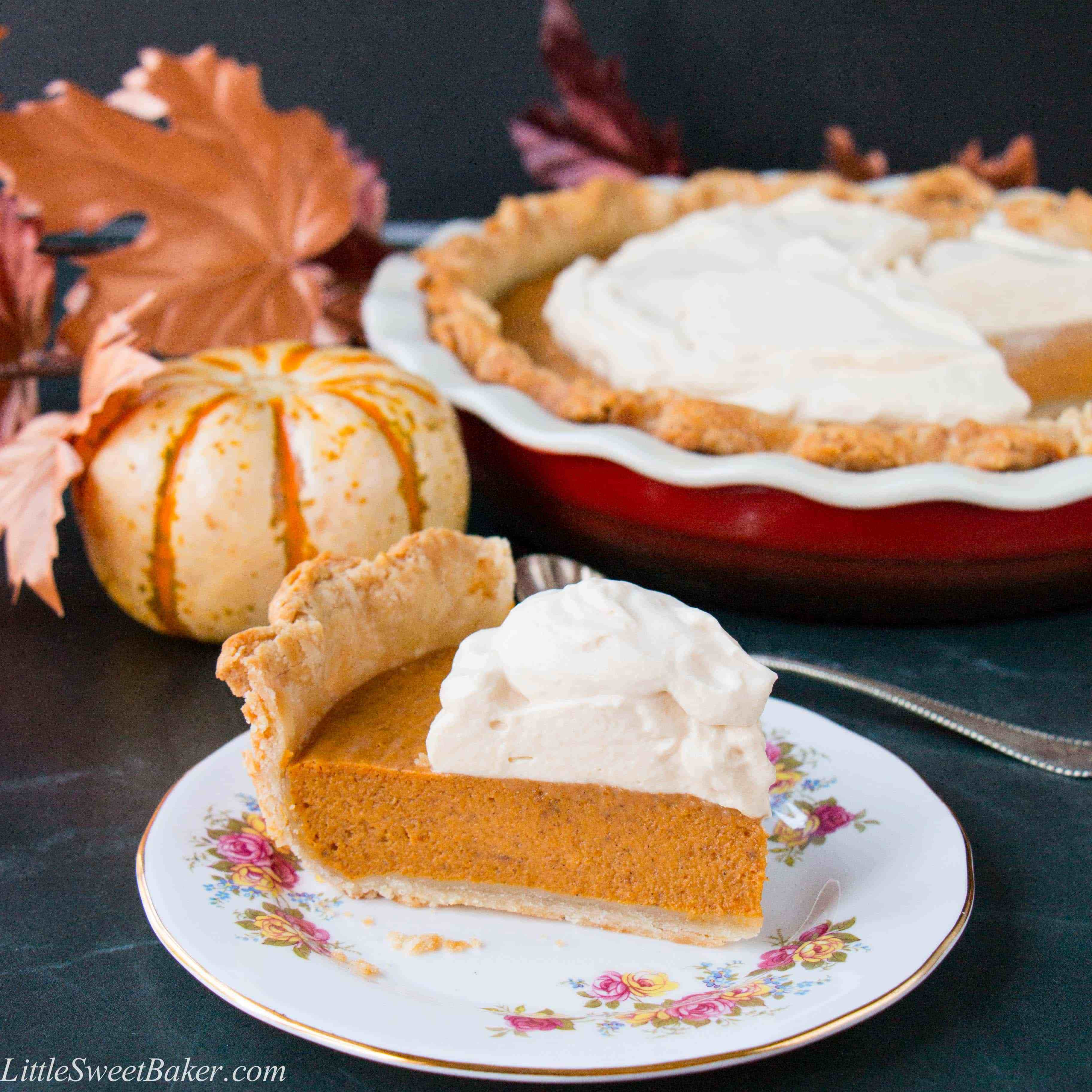 Pumpkin Pie Ingredients
 Pumpkin Pie with Salted Caramel Whipped Cream video