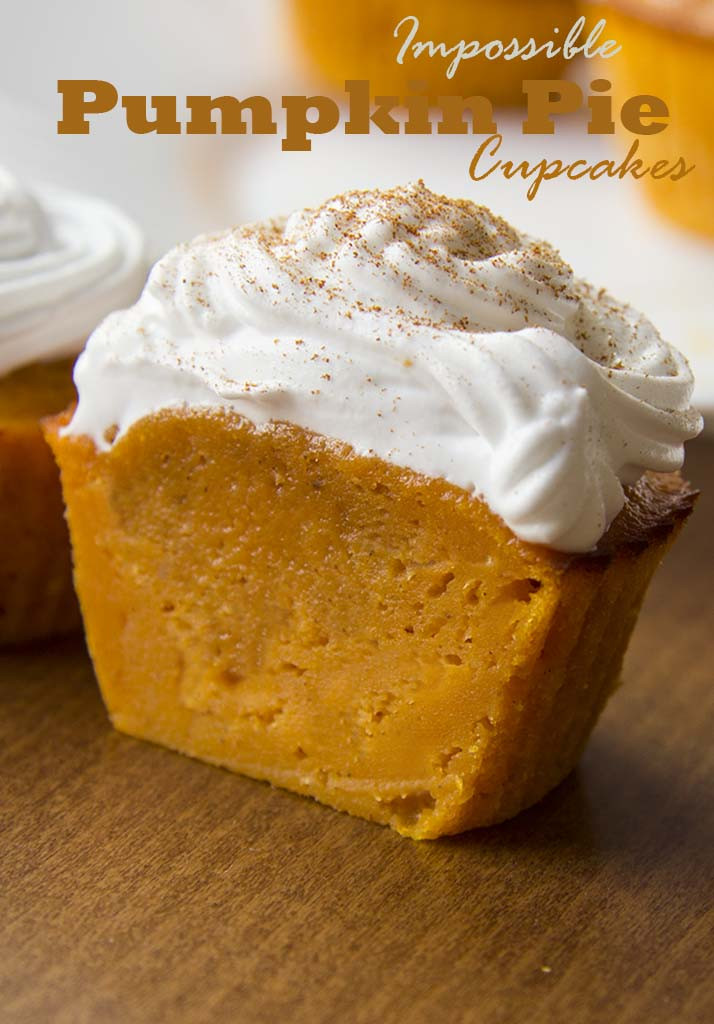 Pumpkin Pie Muffins
 Impossible Pumpkin Pie Cupcakes Cakescottage