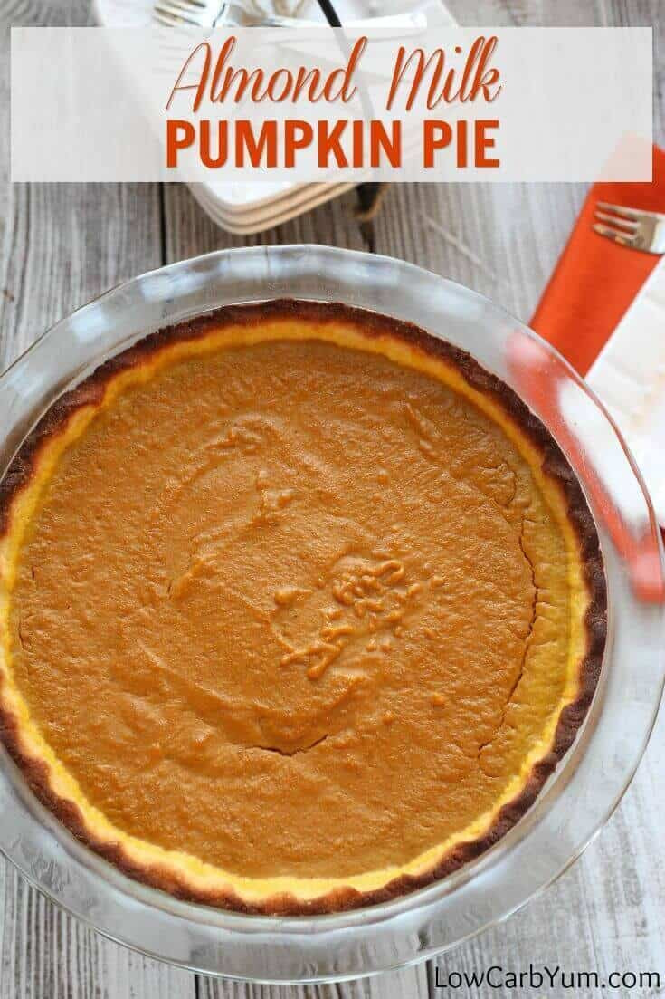 Pumpkin Pie Recipe With Milk
 Almond Milk Pumpkin Pie Gluten Free