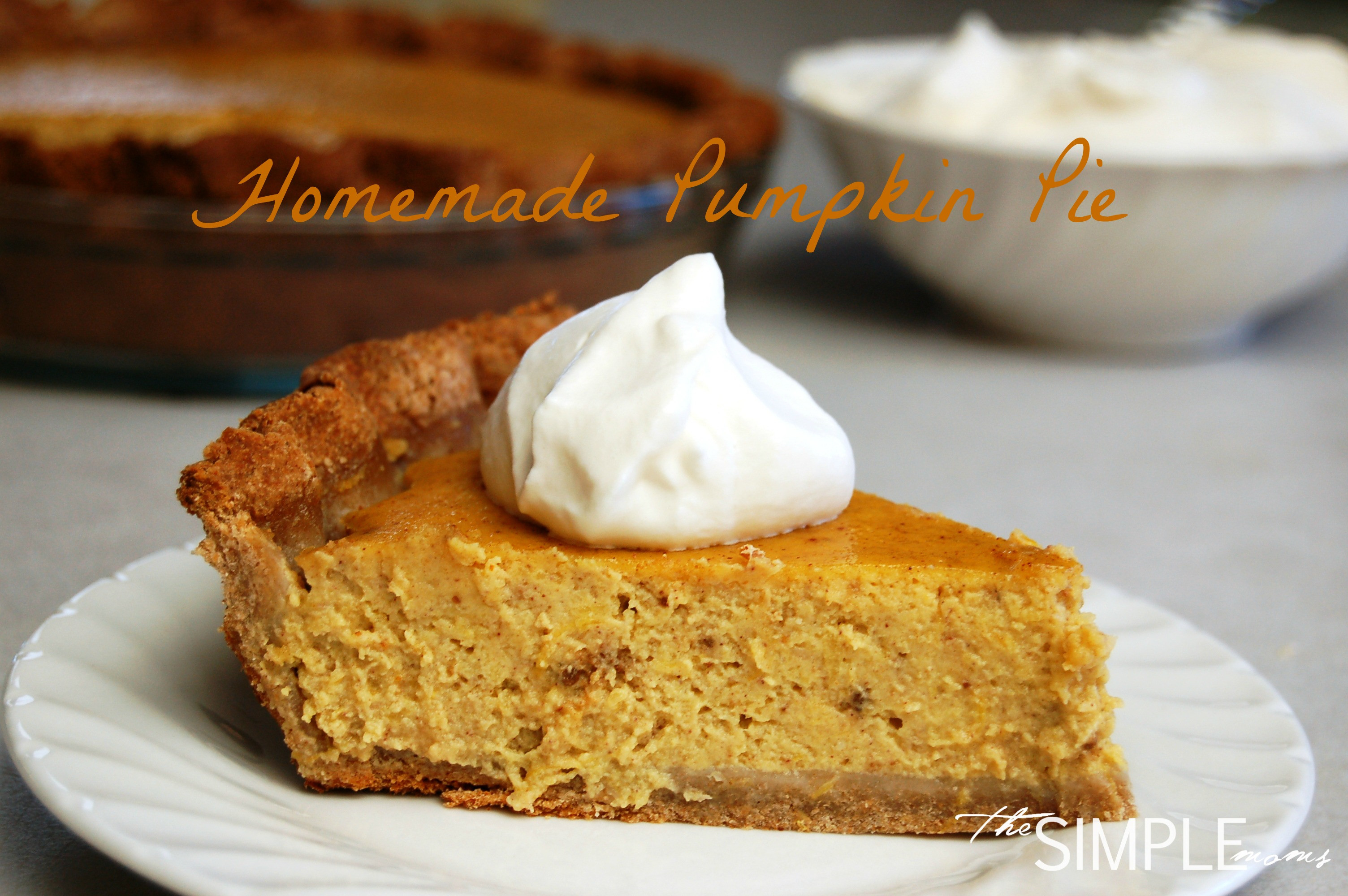 Pumpkin Pie Recipe With Real Pumpkin
 a simple real food recipe pumpkin pie allergen free