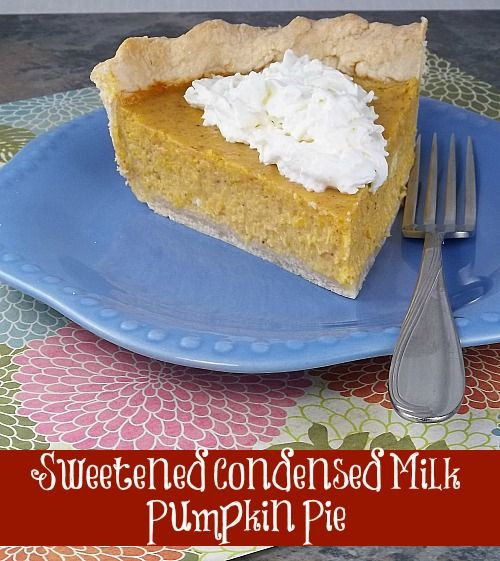 Pumpkin Pie Recipe With Sweetened Condensed Milk
 Best 25 Eagle brand milk ideas on Pinterest