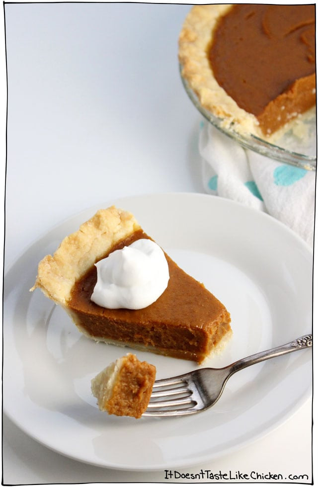 Pumpkin Pie With Coconut Milk
 vegan pumpkin pie with coconut milk