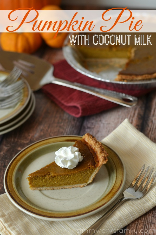 Pumpkin Pie With Coconut Milk
 Pumpkin Pie with Coconut Milk