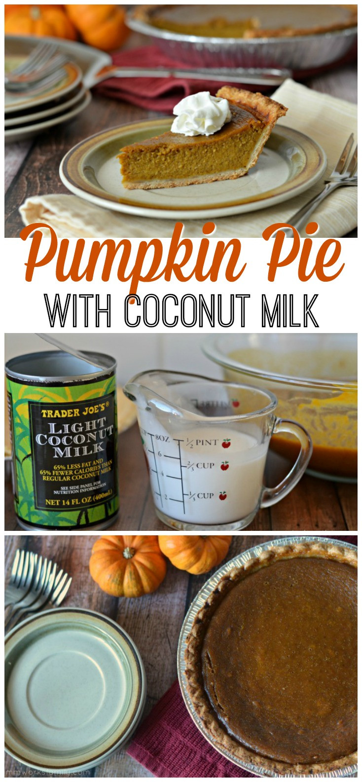 Pumpkin Pie With Coconut Milk
 Pumpkin Pie with Coconut Milk Out of Evaporated Milk