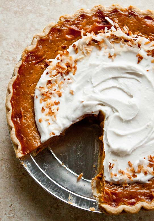 Pumpkin Pie With Coconut Milk
 Pumpkin Pie with Coconut milk Orange Spice Coconut