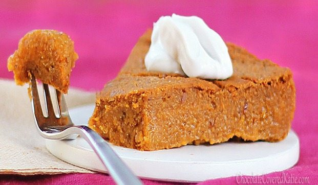 Pumpkin Pie Without Crust
 Crustless Pumpkin Pie low calorie recipe